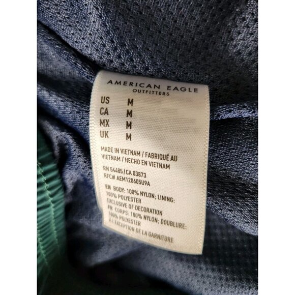 American Eagle Mens Athletic Tapered Mesh Lined Draw String Retro Joggers Size M - Picture 8 of 15